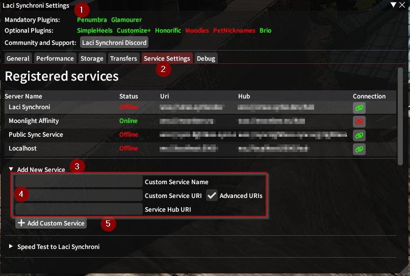 Service Config